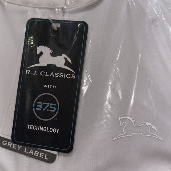New Equestrian RJ Classics Maddie Jr Girls Show Shirt - size 8-10 - Picture 5 of 6